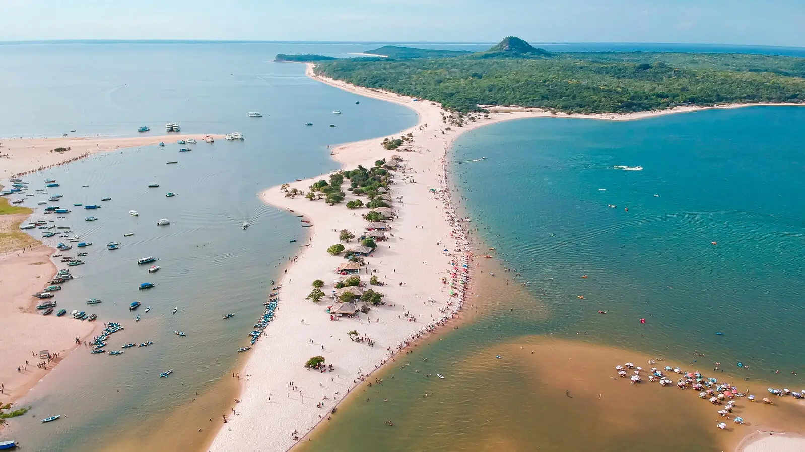 Süßwasserstrand Amazonas Brasilien