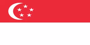 Flagge von Singapur 