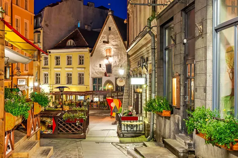 Rundreise Baltikum mit der Bahn - Altstadt Talinn