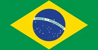 Flagge von Brasilien 