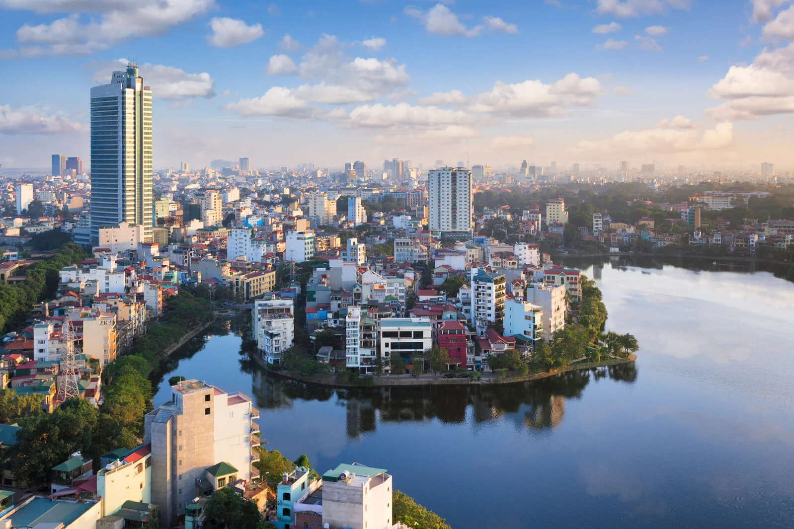 Truc-Bach-See in Hanoi, Vietnam