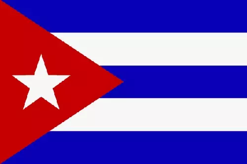 Flagge von Kuba 