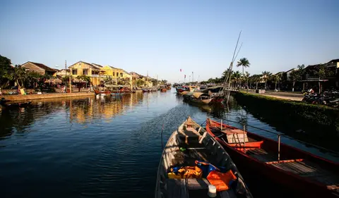 Vietnam Reise - Hoi An Kanal Vietnam Reise - Hoi An Kanal