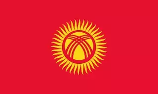 Flagge von Kirgistan 