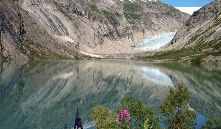 Norwegen Reise - Norwegen Gletscher, Nigardsbreen