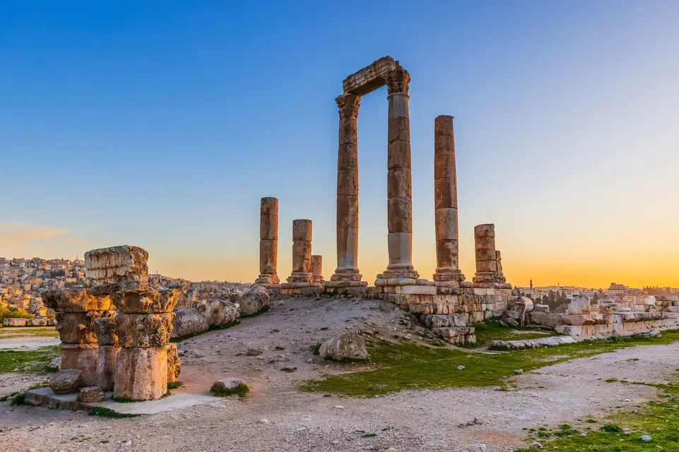 Jordanien Rundreisen - Herkules Tempel in Amman