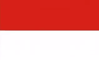 Flagge von Indonesien 