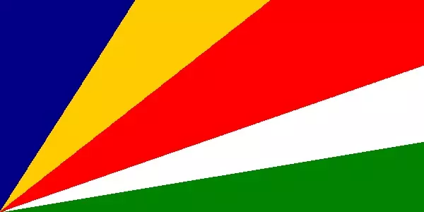Flagge der Seychellen 