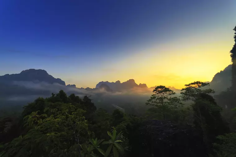 Sonnenaufgang im Nationalpark