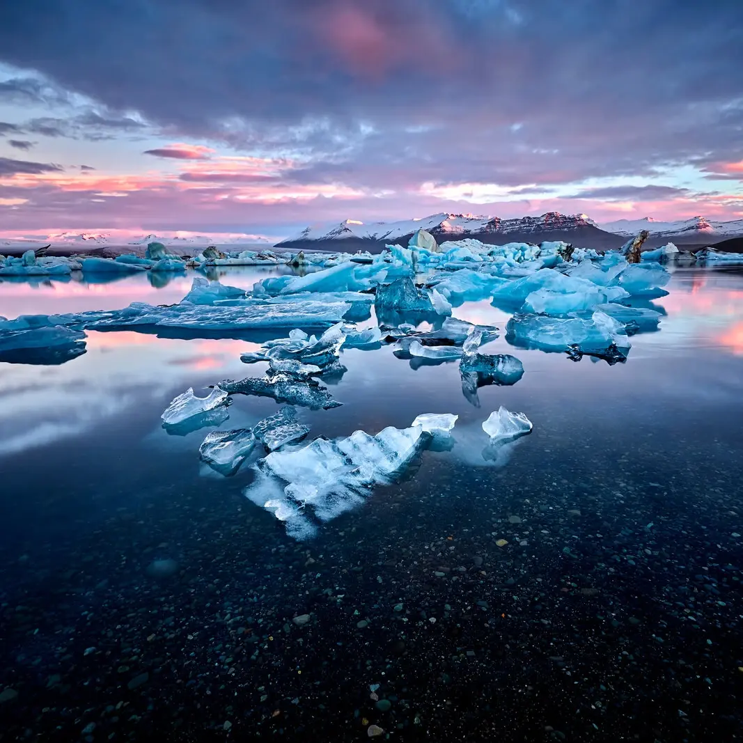 Jökulsárlón Gletscherlagune Island