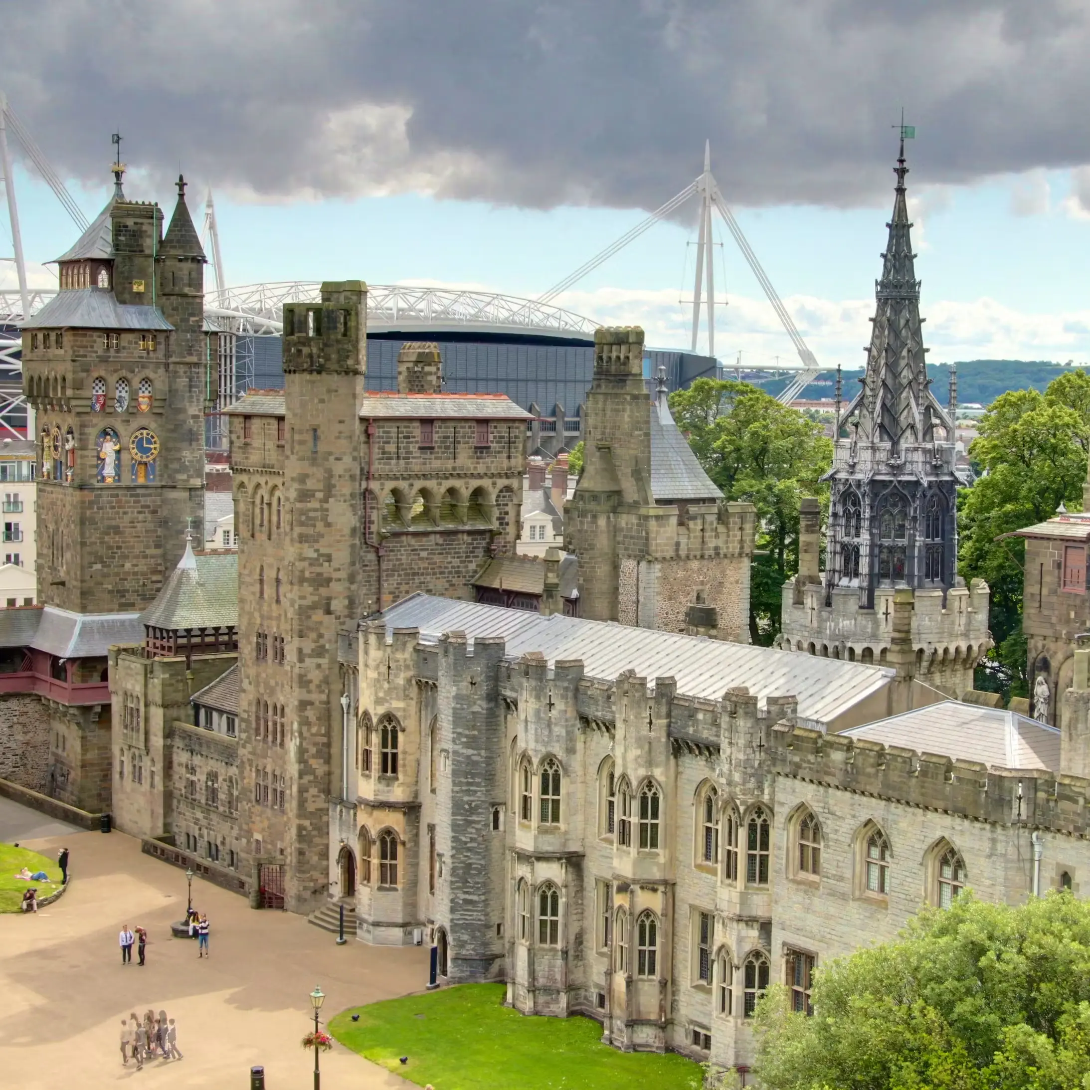 Cardiff Castle Wales