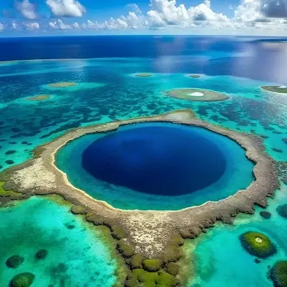 Blue Hole Atoll Belize
