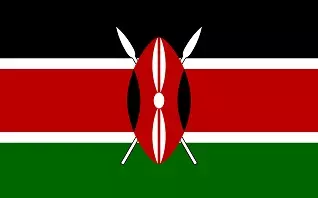 Flagge von Kenia 