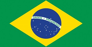 Flagge von Brasilien 