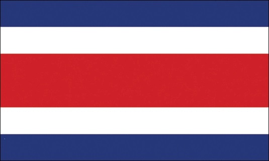 Flagge von Costa Rica 