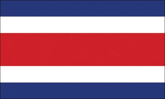 Flagge von Costa Rica 