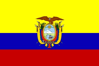 Flagge von Ecuador