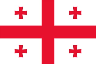 Flagge von Georgien 