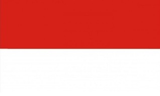Flagge von Indonesien 