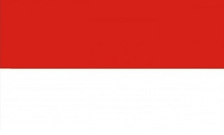 Flagge von Indonesien 