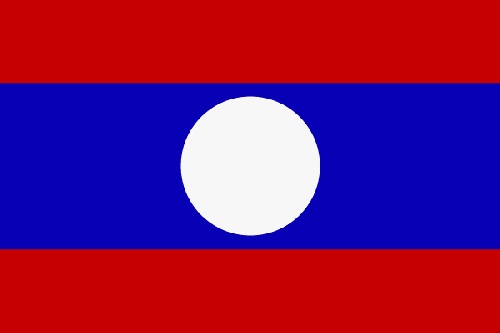 Flagge von Laos 