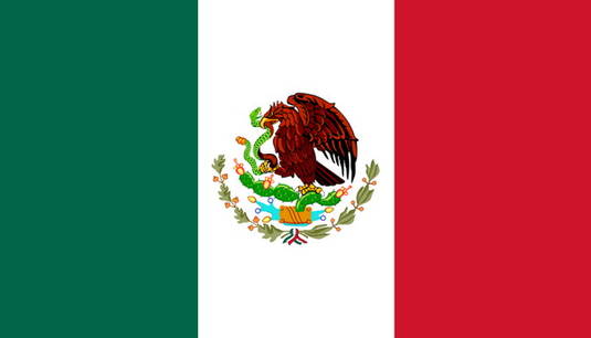 Flagge von Mexiko 