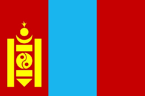 Flagge der Mongolei 