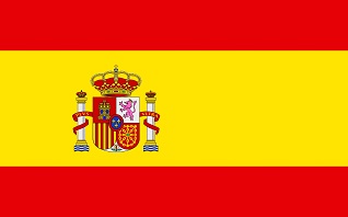 Flagge von Spanien 