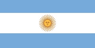 Flagge von Argentinien 