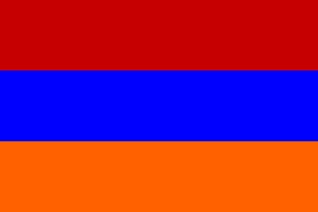 Armenien Flagge Flagge von Armenien