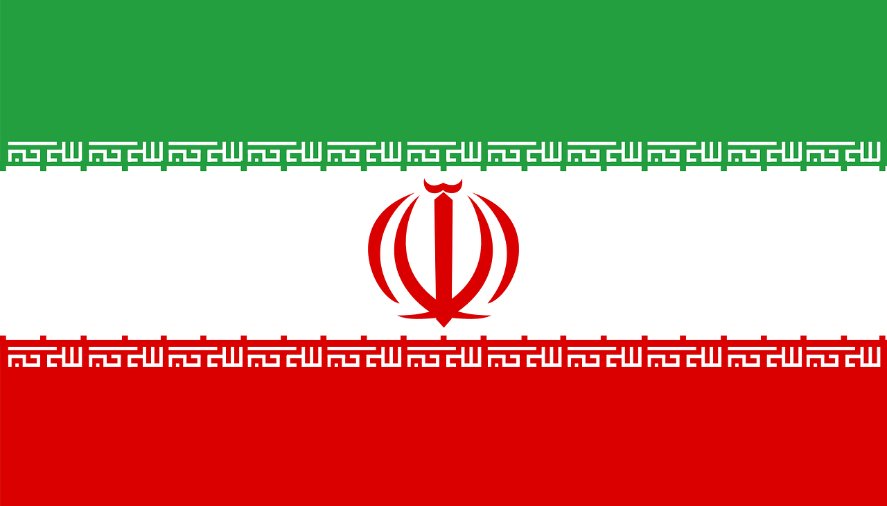 Flagge des Iran