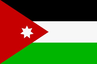 Jordanien Flagge Flagge von Jordanien
